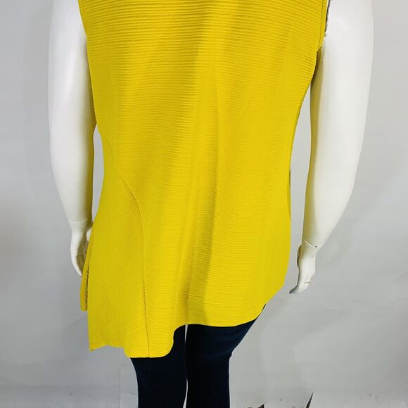 New Alfani Womans Sz 1X Blouse Asymmetrical Ribbed Shell Pullover Top Shirt NWT - Picture 8 of 8